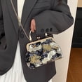 thumbnail image 5 of Jiibva Crane Pattern Clutch with Chain Chinese Style Crossbody Bag Women's Evening Bag for Wedding Banquet Party Prom Events, 5 of 7