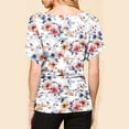 thumbnail image 5 of Raeneomay Womens Tunic Tops Womens T Shirts Short Sleeve Shirts V-Neck Tops Summer Casual Lightweight Clothes, 5 of 5