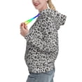thumbnail image 2 of Xecao Wild Animal Leopard Print Pattern Hoodies for Women Sweatshirts Long Sleeve Sweatshirts Pullover Outfits with Pocket-Large, 2 of 7