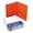 Orange, variant on Esselte Pendaflex Twin-Pocket Portfolio Embossed Leather Grain Paper Orange