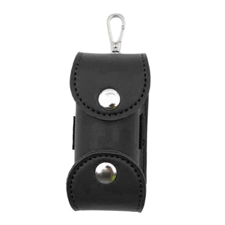 harayaa Golf Ball Leather Pouch Bag Tee Waist Holder Golf Sports Accessory Black