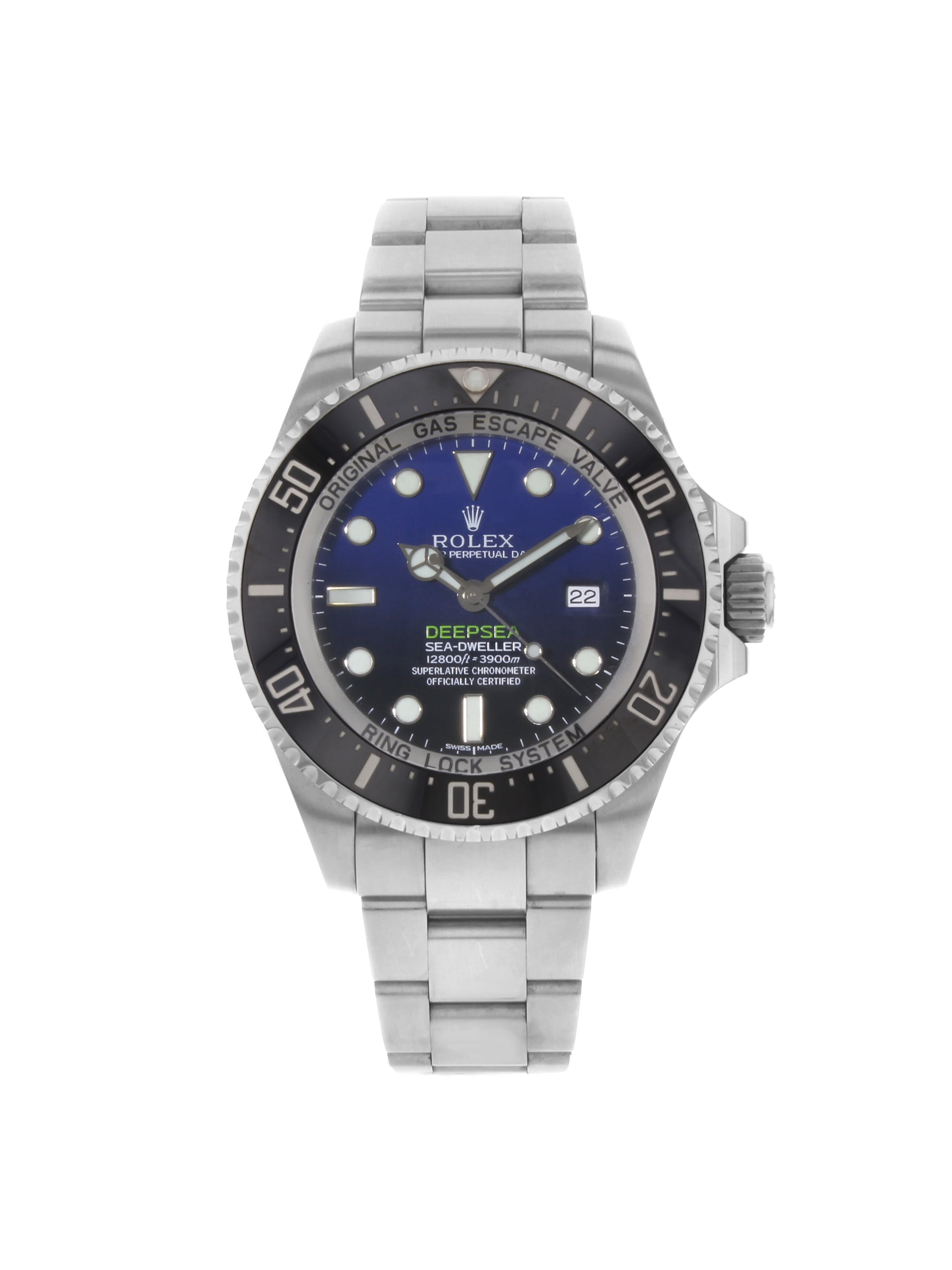 Rolex Sea-Dweller Deepsea James Cameron Steel Automatic Men Watch 116660 -  Walmart.com