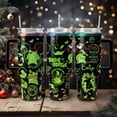 thumbnail image 3 of Oogie Boogie Nightmare Before Christmas 40oz Tumbler, Personalized Drinkware Tumbler, Disneyland Vacation, Disney Halloween Tumbler, 3 of 3