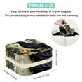 thumbnail image 5 of Crow Square Travel Jewelry Box Earring Necklace Bracelet Holder Organizer Stand Display Case Decorative Storage Box, 5 of 6