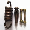 thumbnail image 1 of Hweilai 1 Set Hanging Chair Spring Swing Hook Heavy Duty Hanging Chair Spring Hook For Swing Chair Accessory Maximum 250Kg(Brown), 1 of 7