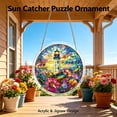 thumbnail image 4 of Acrylic Sun Catcher, Stained Glass Lighthouse Puzzle, Uniquely Shaped Puzzle, Perfect Birthday Gift, Wall Art Room Decor (7.4In), 4 of 5