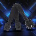 thumbnail image 5 of PCIe 8Pin Female to Two 8Pin (4+4) Male PCIExpress Power Adapter 8Pins CPU 8Pins Extension Cable, 5 of 5