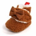 thumbnail image 2 of Fozruso Cute Baby Booties With Bow Soft Warm Sneakers For For Autumn And Winter Walking Cozy And Comfortable Footwear For Toddlers,Sizes 5(6-12 Months), 2 of 5