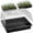 Clear, variant on RibRave [Thick Plastic] 3-Set Strong Seed Starter Trays with 5" Humidity Domes for Seed Starting, Germination, Seedling Propagation & Plant Growing, Holds 144 Cells in Total