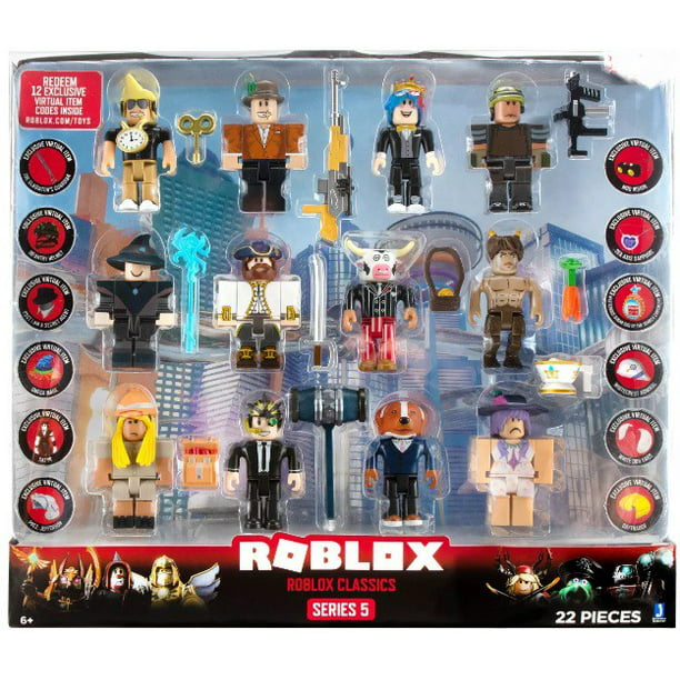 Series 5 Roblox Classics Action Figure 12 Pack Walmart Com Walmart Com - roblox series 1 classics 12 figure pack