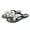 Black, variant on GERsome Women Flip-Flops Flat Sandals Jelly Bow Beach Flat Cute Dressy Summer Sandals