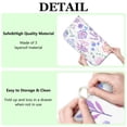 thumbnail image 6 of Microfibre Drying Mat for Kitchen Watercolor Purple Flower Pink Dish Drying Drainer Mat Absorbent Drying Mat Washing Up for Glass, Plate & Cup 16inch X 18inch, 6 of 7