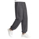 thumbnail image 5 of Niños pantalones niñas Color sólido suelto de ajuste casual deportivo cónico con bolsillos laterales cintura Niños niñas vestido pantalones, 5 of 8