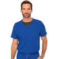 thumbnail image 2 of MED COUTURE  Men Cadence One Pocket Top, Color: Royal, Size: M (7478-ROYL-M), 2 of 5