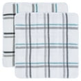 thumbnail image 4 of Mainstays 4-Piece Kitchen Scrubber Dishcloth Set, Blue Stripe, 4 of 7