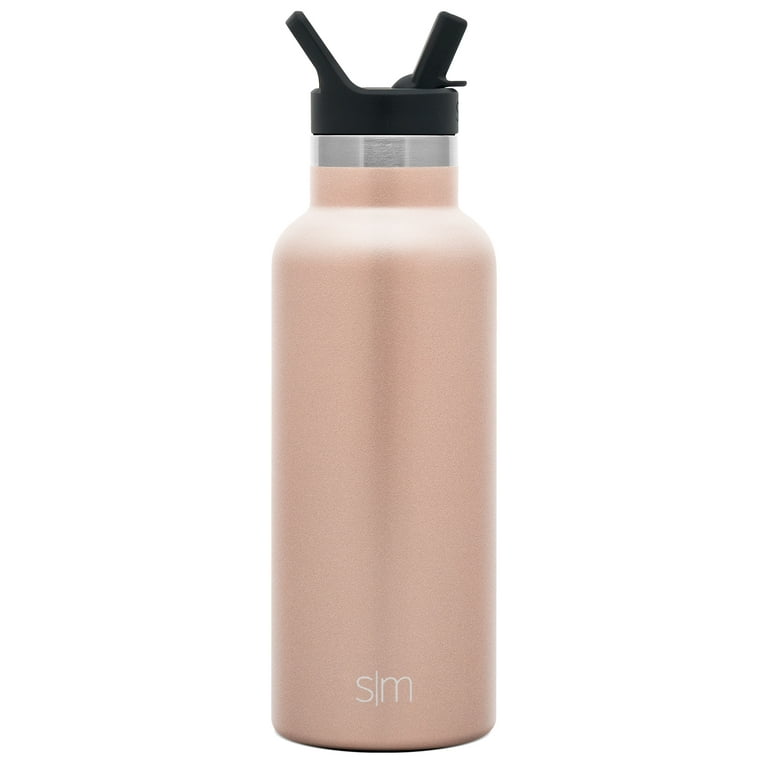 Simple Modern 17 oz Ascent Water Bottle With Straw Lid - Stainless