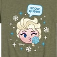 thumbnail image 3 of Disney Emoji - Elsa Snow Queen - Toddler And Youth Short Sleeve Graphic T-Shirt, 3 of 5