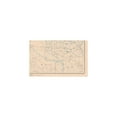 thumbnail image 2 of Historical Civil War Map - Indian Territory Texas Arkansas - Bien 1894 - Vintage Wall Art, 2 of 4