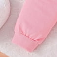 thumbnail image 6 of Ccpelsie Toddler Girls Clothes Girl Fall Outfits Long Sleeve Sweatshirt Pants Sets Winter Sweatsuit Clothing for Girl(Pink,18-24 Months), 6 of 7
