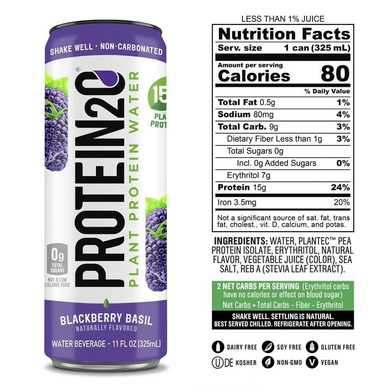 Protein20 Key Lime Coconut Plant Protein Water, 11 Oz.