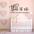 thumbnail image 1 of Adhesivo de pared «This is Us Family Quote Our Life Our Story», 1 of 2