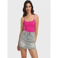 thumbnail image 2 of Women Sexy Square Neck Tank Top Summer Going Out Basic Cami Shirt, 2 of 6