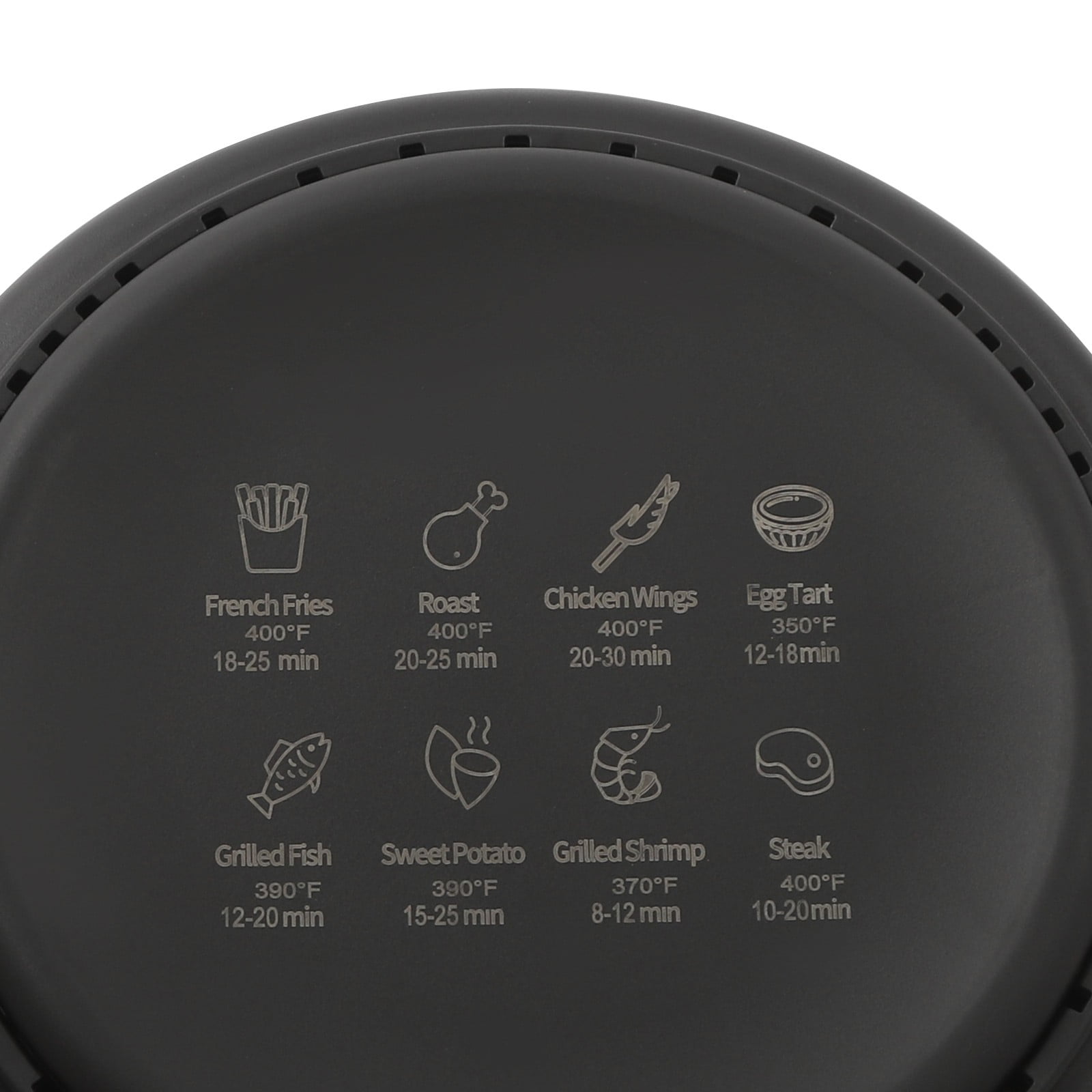 DENEST 4.2L/4.44Qt Airy Fryer, 110V Glass Air Fryer, 360° Viewable Airy Fryer 1200W