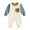 Blue, variant on Baby Boy Girl Pumpkin Long Sleeve Onesie Romper Jumpsuit Clothes Girl Boy (Green, 18-24 Months)