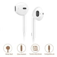 thumbnail image 2 of Audífonos con conector de 8 pines con micrófono Audífonoses estéreo con cable para iPhone X, 2 of 7