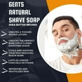 thumbnail image 2 of GBS 97% All Natural Shave Soap - Creates a Rich Lather Foam for Ultimate Wet Shaving Experience (3 Pack), 2 of 10