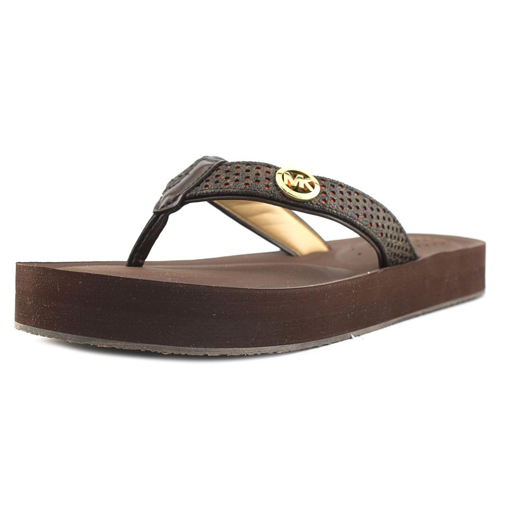 michael kors gage flip flops