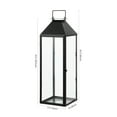 thumbnail image 3 of SAFAVIEH Ruane Black Metal Outdoor Candle Holder, 3 of 5