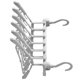 thumbnail image 5 of Perchero multifuncional plegable, telescópico, para guardar ropa, ideal para el hogar, hotel o cualquier otro lugar (gris)., 5 of 5