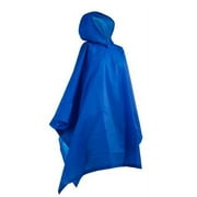 Totes Unisex Rain Poncho, Lightweight, Reusable, And Packable, Blue