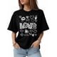 thumbnail image 1 of Camiseta de mujer, camisetas de manga corta, camisetas casuales, camisetas de cuello redondo con dibujo de amor para el Día de San Valentín para mujer, 1 of 8