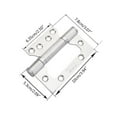 thumbnail image 5 of LAIQIEN Stainless Steel Flat Hinge Kitchen Cabinet Door Connecting Hinge Window Hinge Furniture Door Drawer Hardware Accessories, 5 of 11