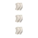 thumbnail image 3 of Greeniant Rodilleras de tela transpirable de alta elasticidad para deportes y baile, voleibol, rodilleras deportivas para niños, color blanco, Type1 NO1, 3 of 6