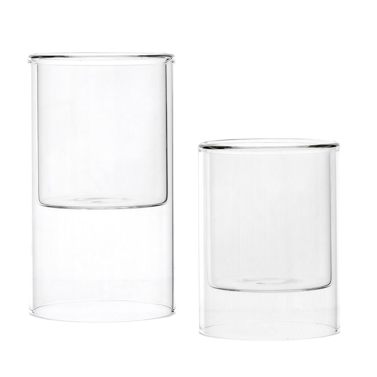 Clear Glass Floating Candle Holder, Small photo 4