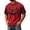 Red, variant on Big and Tall Halloween Tshirt for Men Casual Pumpkin Print Tee for Wear with Short Sleeves and Halloween Graphic Top Men’s T Shirt White XL