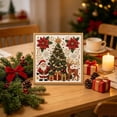 thumbnail image 2 of Christmas Pearl Diamond Painting DIY Art Kit with Frame, Christmas Pearl Bead Art Craft for Adults, Diamond Dotz Bead Painting Party Gift for Home Wall Deco, 2 of 5