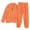 Orange, variant on Chbgutlmr Pajamas for Women Set Winter Thick Fleece Warm Zipper Outwear Jacket Baggy Comfy Pjs Pants Homewear 2 Piece Outfits