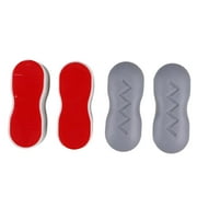 4x Toilet Lid Cushion Toilet Seat Buffers Anti Slip Accessories Toilet Seat Cushion Stopper for Toilet Seat Home Bathroom A