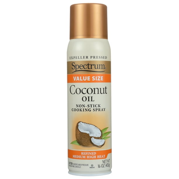 Spectrum Naturals Expeller Pressed Coconut Oil Cooking Spray, 16 Oz.