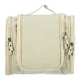 thumbnail image 7 of Unique Bargains Floral Makeup Bag Zipper Flower Cosmetic Pouch Beige, 7 of 7