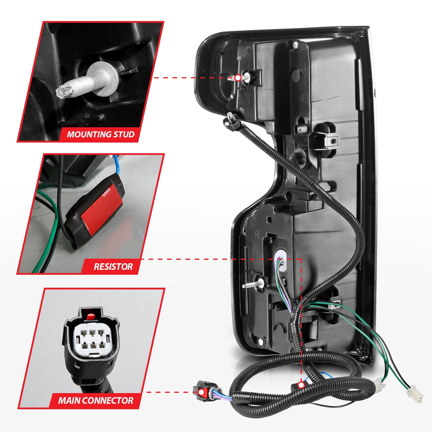 ANZO USA 311415 Tail Light Assembly Fits select: 2019-2021