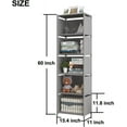 thumbnail image 3 of 5 Cube Storage Organizer - DIY Bookshelf Bookcase & Closet Organizer for Bedroom, Living Room, Office - Space-Saving & Easy Assembly, 3 of 9