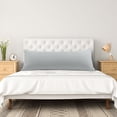 thumbnail image 3 of PiccoCasa Brushed Microfiber Pillowcase Body Pillow Pillowcase, Queen Light Grey, 3 of 9