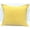 Yellow, variant on Harkaari, Acid Wash Cotton Slub Border Pillow