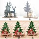 thumbnail image 5 of Adorno navideño de alce de madera para el hogar, adornos navideños de ciervos empalmados, regalo para niños para decoraciones de fiesta navideña en el hogar, 5 of 5