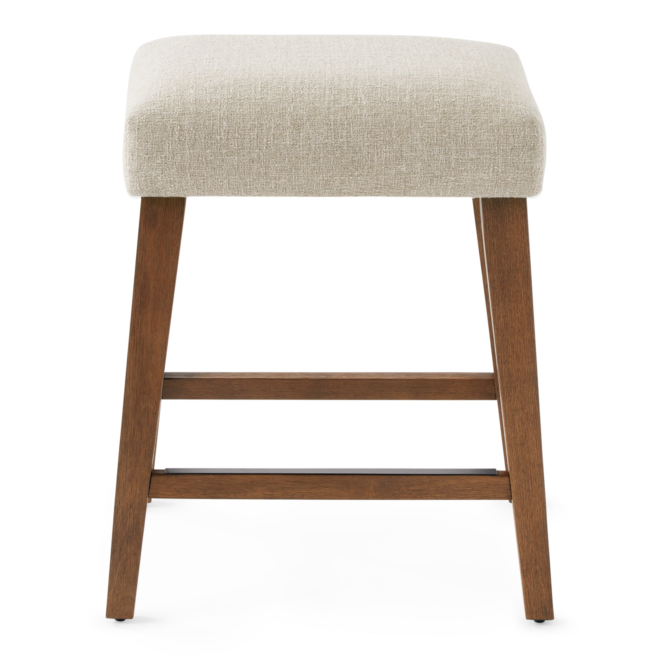 Mainstays Backless Upholstered Counter Stool, Nathan Sand
